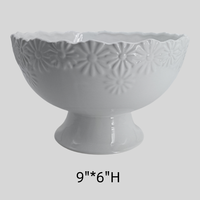 Grands pots en céramique pour plantes avec colonne romaine Pot de plantes d'intérieur de style classique en forme de bol pour plantes succulentes Poterie de jardin domestique