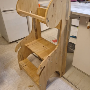 Lit pour tout-petits réglable en bois de style ferme Design moderne pour enfants Montessori - Product Image 4