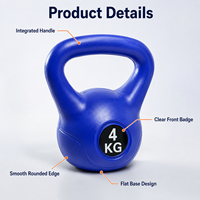 Haltères en acier multicolores de haute qualité, rouge, bleu, noir, noyau en acier massif, écologiques, durables pour la musculation en salle de sport