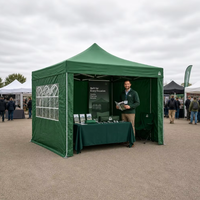 Gazebos pliants 10x10 pieds conformes aux normes, pour l'extérieur, les expositions, l'attribution de stands, les foires européennes, les événements commerciaux, les marchés et le sport