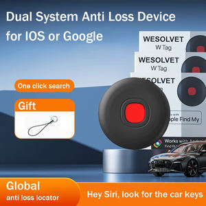 Etiquetas de Seguimiento Impermeables Compatibles con el Sistema Find My Dual, Batería <span class=keywords><strong>CR2032</strong></span>, para Rastrear Llaves, Carteras, Niños, Equipaje y Mochilas - Product Image 1