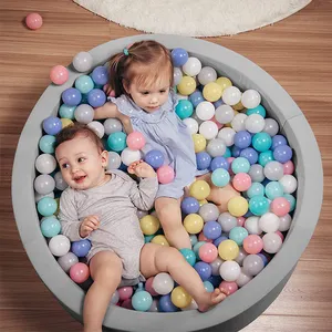 Poço de bolas dobrável de alta qualidade para brincar interior e exterior, organizador de espuma e PE para bebês e crianças, piscina de brinquedos para casa ou escola