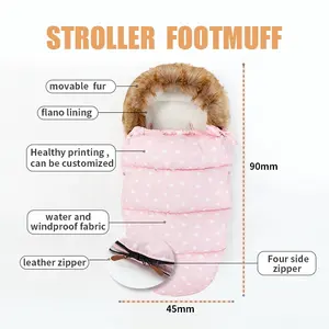 Vente en gros de chancelière d'hiver universelle imperméable kinderwagen pour enfants sac de couchage pour poussette de bébé chancelière de landau