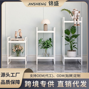 Soporte de plantas cuadrado de varios niveles, minimalista, de pie, para interiores, estante de almacenamiento para flores, para sala de estar, balcón - Product Image 5