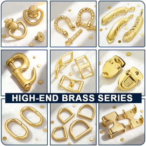 Juego <span class=keywords><strong>de</strong></span> Accesorios <span class=keywords><strong>de</strong></span> Herrajes para Bolsos <span class=keywords><strong>de</strong></span> Cuero y Latón <span class=keywords><strong>de</strong></span> Alta Gama, Anillo en D <span class=keywords><strong>de</strong></span> 25 mm (1 Pulgada), Hebilla <span class=keywords><strong>de</strong></span> Metal, Gancho Giratorio Ajustable - Product Image 4