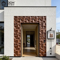 Panneau de revêtement en fibrociment à texture de pierre naturelle OCM de 16 mm d'épaisseur, certifié CE, pour les murs intérieurs et extérieurs des villas de luxe