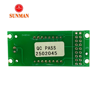 Modul LCD Segmen Transflektif XMCU SMS06130E3-3 HTN 6 Digit 3 Simbol Lampu Latar Kuning-Hijau 5V Suhu Lebar