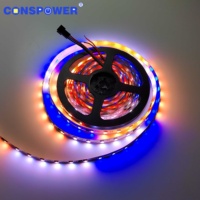 Bande magique professionnelle RGBW LED, 60 diodes/M, Programmable, WS2814A, RGBW 5050, 24V