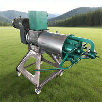Équipement automatique de déshydratation du fumier de vache, presse à vis, séparateur solide-liquide, machine de déshydratation du fumier animal