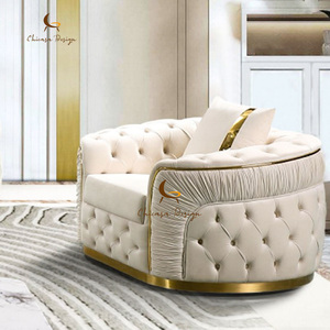 Meubles de salon, ensemble de canapés en cuir moderne, canapé de luxe moderne, canapé contemporain <span class=keywords><strong>Gary</strong></span>, canapé avec structure en métal - Product Image 3