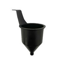 Gobelet de mesure de viscosité en plastique noir pour liquides, peintures, vernis, laques et encres – Remplace les instruments de mesure de consistance et d'épaisseur