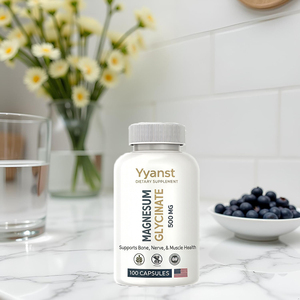 Cápsulas de magnesio de marca privada de alta calidad, fáciles de digerir, que favorecen la función muscular, la salud ósea y mejoran la calidad del sueño. - Product Image 2