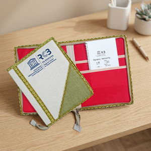 Carpeta de Documentos de Yute Premium con Correa Personalizable, Capacidad de 1.9L, Bolsa Organizadora de Archivos Ecológica para Oficina, Viajes y Uso Diario - Product Image 1