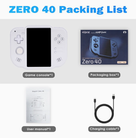 MINI ZERO 40 IPS Écran tactile 4,0 pouces Prise en charge du double système Batterie 4300 mAh Haut-parleur stéréo Console de jeu vidéo portable
