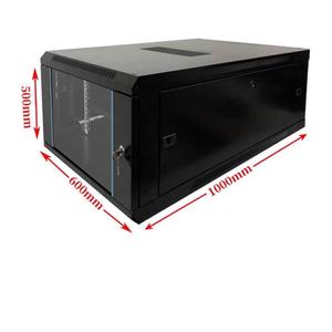 Gabinete de red 4U OEM 9U 5U <span class=keywords><strong>7U</strong></span> 2U 12U Armarios de caja de metal 15U Estante de pared Servidor interior negro para centro de datos - Product Image 6