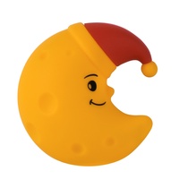Silicone étoile lune mur Mini Kawaii veilleuse mignonne lampe de pépinière portable avec LED douce et contrôle tactile pour une utilisation au chevet