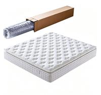 Matelas de luxe sur mesure pour hôtel, avec ressorts ensachés, Euro Top, en mousse à mémoire de forme, disponible en tailles King, Queen, Double et Simple