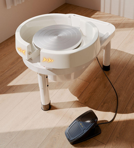 Torno de Cerámica Bview de Nuevo Diseño con Pedal, Motor de 500W, Plato Giratorio de 31cm para Manualidades con Arcilla - Product Image 2