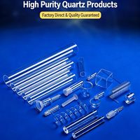 Tubes en quartz SiO2 de haute pureté sur mesure |   Cuvettes transparentes, bobines et matériel de laboratoire JGS2