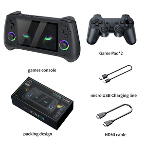 เครื่องเล่นเกมพกพา M30 หน้าจอ IPS จอยสติ๊กคู่ ไฟ RGB ขนาด 4.3 นิ้ว รองรับ 30 อีมูเลเตอร์ เครื่องเล่นเกมพกพาแบบ PSP เล่นเกมย้อนยุค - Product Image 6