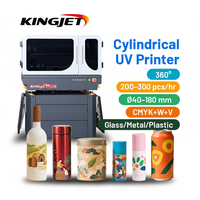 Imprimante UV multifonction Kingjet pour canettes en aluminium, tasses en céramique et bouteilles en acier inoxydable
