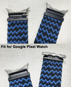 Nylon bện vòng lặp phụ nữ người đàn ông đàn hồi xem thay thế ban nhạc dây đeo cho <span class=keywords><strong>Google</strong></span> Pixel có thể điều chỉnh dây đeo cổ tay - Product Image 3