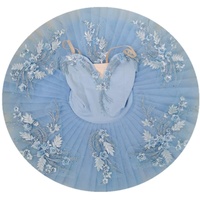 Tutu de ballet professionnel pour filles, bleu et rose, style platine, robe de soirée pour ballerine, costume de danse pour femmes adultes, enfants et jeunes filles