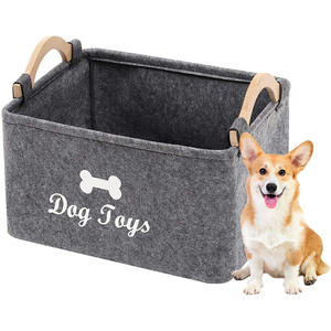 Ensemble de paniers à fleurs et plantes ronds empilables écologiques bon marché faits à la main rangement de vêtements en <span class=keywords><strong>feutre</strong></span> tissé pour la décoration de la maison - Product Image 4