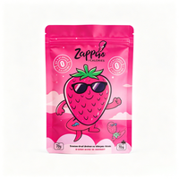 Sachet en aluminium personnalisé imprimé numériquement, pochette refermable à fermeture éclair, sac en plastique pour le stockage alimentaire, emballage anti-odeur