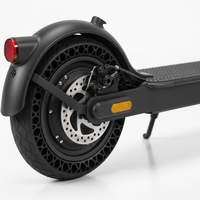 Scooter Eléctrico Plegable de 350W, 19MPH, para Adultos, con Neumático de Panal de Abeja de 8.5 Pulgadas, 36V 7.8Ah