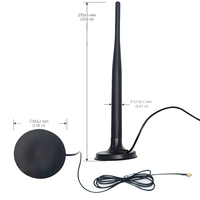 Antena Kendaraan Magnetik 700-2700MHz Omni 4G LTE untuk Modem IoT Industri dan Perangkat Pelacak Aset