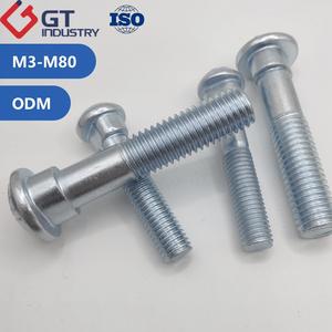 สลักเกลียว<span class=keywords><strong>หางปลา</strong></span>สังกะสี8.8 10.9 12.9หัวกลม M16 M14 M18 M20 M24 3/8 3/4กระดุม7/8ทรงรีสลักเกลียวหางปลา - Product Image 4