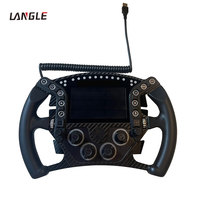 Volant de jeu de simulation de course avec retour de force et support pour cockpit de simulation de course