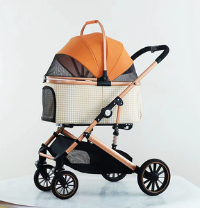 लक्जरी 4-पहिया पोर्टेबल पालतू जानवरों के लिए आरामदायक - Product Image 1