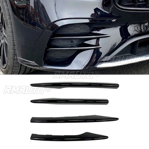 Accessoires de séparateur d'air pour pare-chocs latéral de voiture, pour Mercedes Benz Classe E W213 E260 E300 E53 2021+, kit carrosserie de séparateur de pare-chocs - Product Image 2