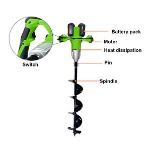 Fabriekslevering Industriële Accu-Aangedreven Elektrische Graafgaten Tuingereedschap Diep Gat Borstelloze Aarde Boormachine - Product Image 4