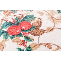 Nappes d'hôtel en polyester tissé en gros, résistantes aux taches, taille et impression de logo personnalisées