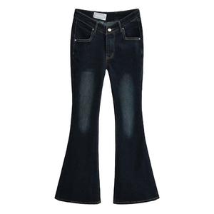 Nuovi <span class=keywords><strong>Jeans</strong></span> Sexy a <span class=keywords><strong>Vita</strong></span> <span class=keywords><strong>Bassa</strong></span> Elasticizzati con Micro-tramonto a campana, Pantaloni <span class=keywords><strong>Skinny</strong></span> da Donna con Lavaggio Effetto Usurato - Product Image 4