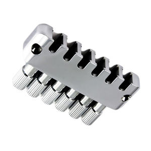 Afinador de puente de guitarra sin cabeza de latón, campana cromada personalizada, mecanizado CNC - Product Image 4
