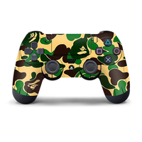 Autocollant de peaux de couverture en vinyle résistant aux rayures personnalisées à faible quantité minimale de commande pour manette Playstation PS4