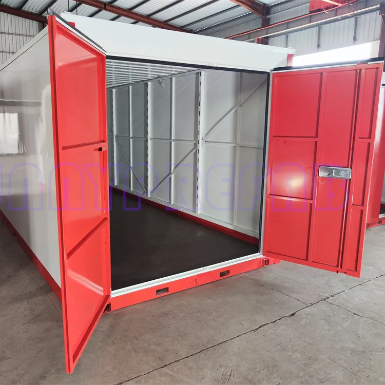 steel material welded prefab container storage self storage assemble foldable mobile container stackable portable storage