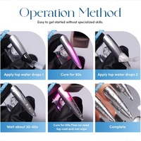 Vernis à ongles gel transparent effet goutte d'eau 15ml, sans résidu, 3D, à base de perles d'eau, UV, à retirer par trempage, pour DIY effet goutte d'eau