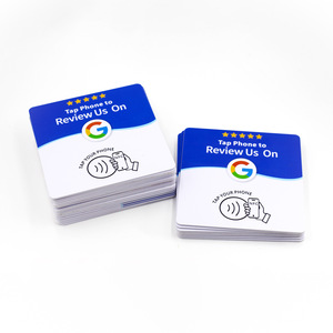 Etiqueta NFC de Acrílico Resistente NASNAK NFC-101704 para Tarjetas de Reseñas Sociales de Google y Pedidos en Restaurantes - Product Image 3