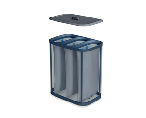 Collapsible 3 Section Large Laundry Hamper with Lid Dirty Clothes Hamper with 3 Inner Bags Laundry Basket Organizer - Product Image 4