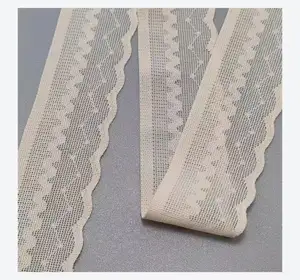 Professional Suppliers Stretch lace Trim Elastic Lace Fabric for Lingerie Decorative Lace Customized Flower Tirm