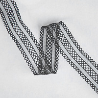 Bande élastique en dentelle de 2 cm pour vêtements, sous-vêtements, bordure en maille, ceinture extensible à coudre, ruban de couture pour textile DIY