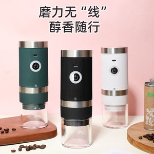 เครื่องบดกาแฟไฟฟ้า 8 ออนซ์ เครื่องบดแบบ Burr ชาร์จ USB ได้ ปรับความละเอียดได้ พกพาสะดวกสำหรับการเดินทาง - Product Image 2