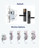 Cerradura Inteligente Visual con Intercomunicador Auvinx OEM ODM, WiFi Tuya TTLock, Llave de Huella Digital y Tarjeta, para Marcas de Marca Privada