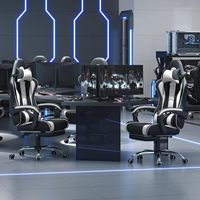 Best-seller Appui-tête réglable de luxe de haute qualité Chaise de jeu à message personnalisé Rgb Chaise de jeu Tables pliantes Chaise de jeu