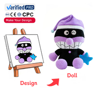 CE CPC boneka monster lembut lucu kustom mainan boneka hewan boneka tokoh mewah khusus khusus khusus